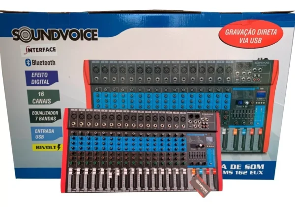 Console Soundvoice MS162 EUX de mistura 110V/220V - Image 6
