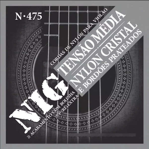 Encordoamento Nig N475 tensão média nylon