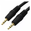 Cabo Auxiliar P2 / P2 De 1.80mt Estéreo Preto Carro Fone