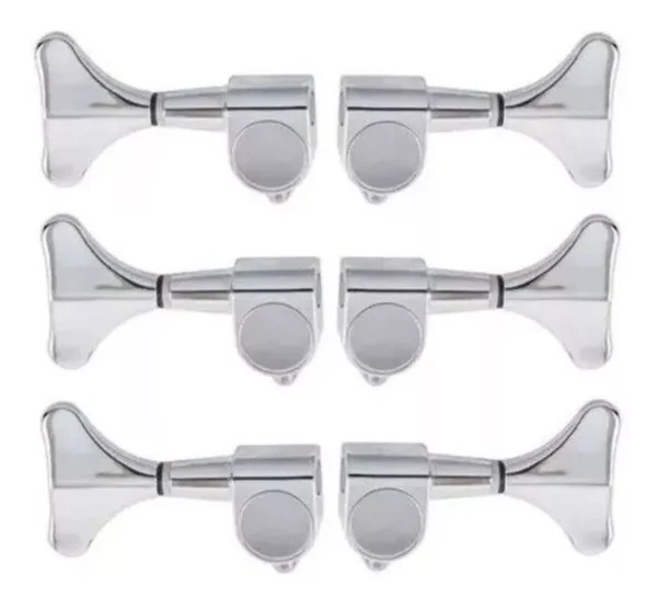 Tarraxa P/ Guitarra 6 Smart Blindada Cromada Tsmgbl