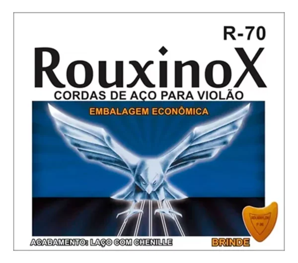 Encordoamento Violão Aço Com Laço Chenille Rouxinol R70