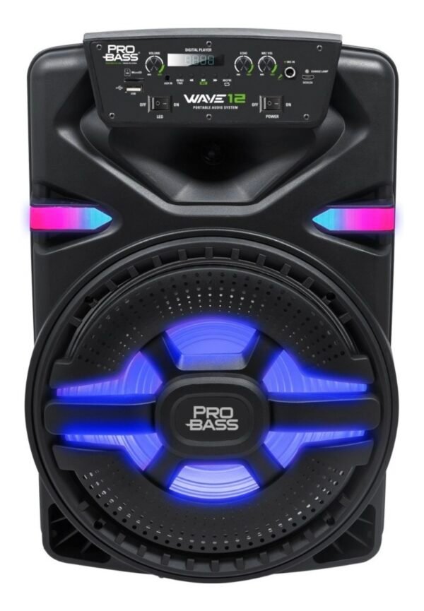 Caixa De Som Ativa Pro Bass Wave 12 Bluetooth 400w Microfone - Image 2